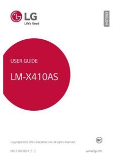 LG Expression plus manual. Smartphone Instructions.